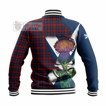 MacLachlan (McLachlan) Tartan Family Crest Baseball Jacket Scottish Thistle Celtic Inspired - Tartan Vibes Clothing