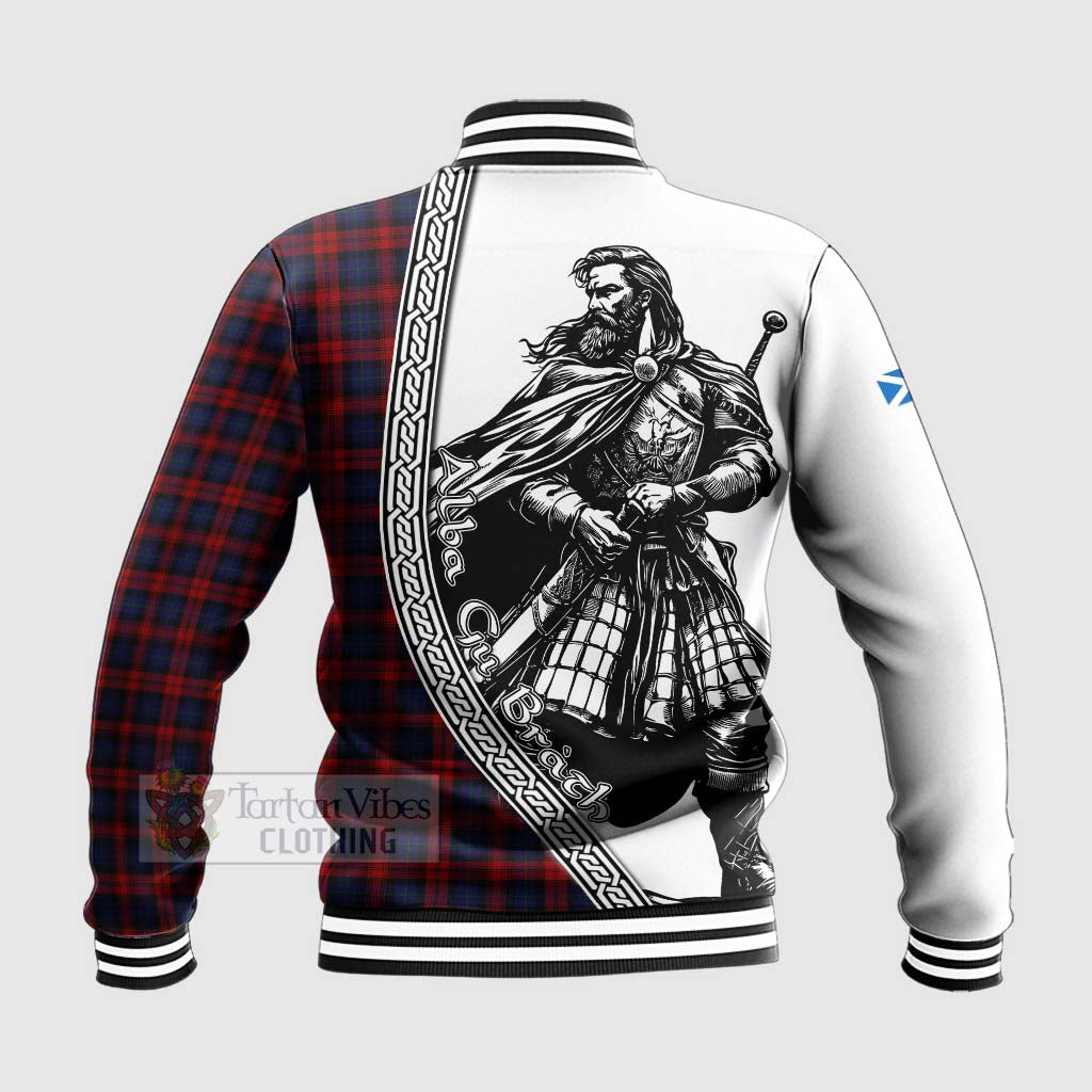 Tartan Vibes Clothing MacLachlan (McLachlan) Tartan Clan Crest Baseball Jacket with Highlander Warrior Celtic Style