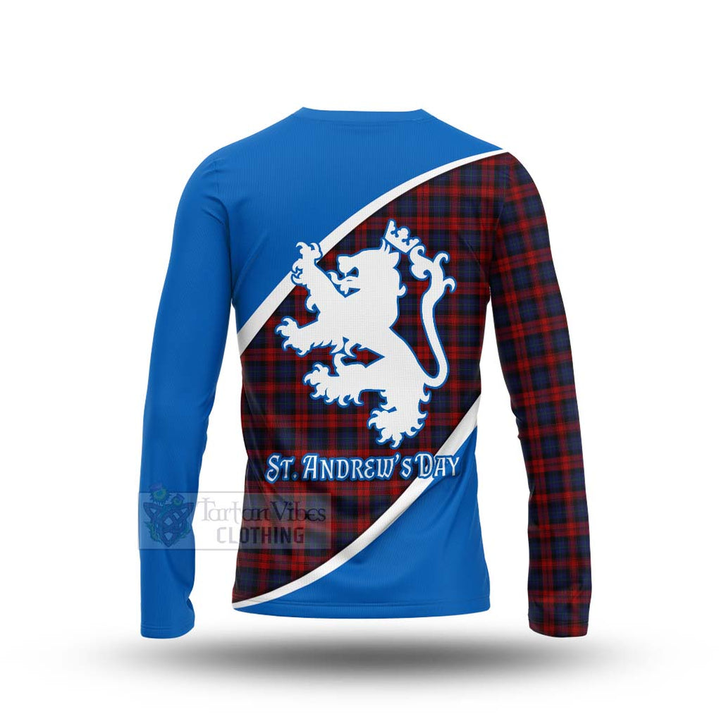 Tartan Vibes Clothing MacLachlan (McLachlan) Family Crest Tartan Long Sleeve T-Shirt Celebrate Saint Andrew's Day in Style