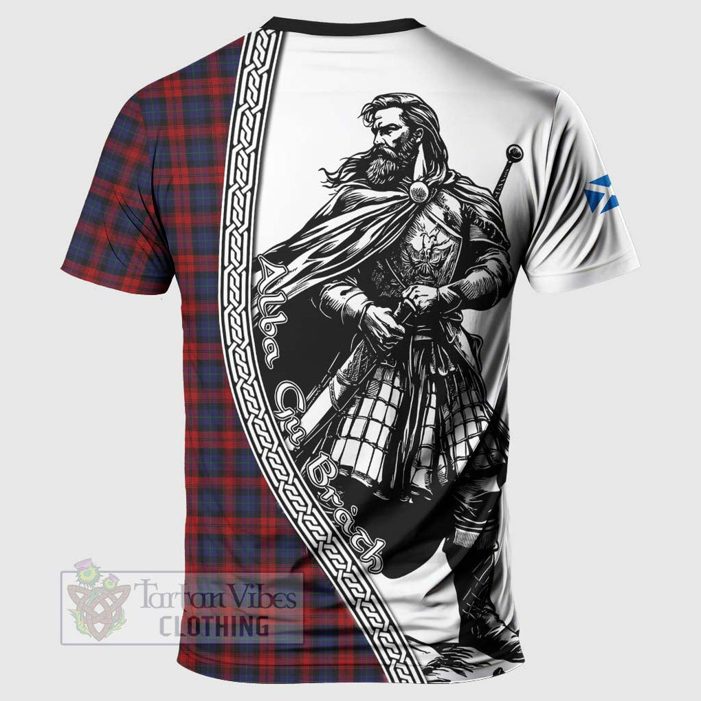 Tartan Vibes Clothing MacLachlan (McLachlan) Tartan Clan Crest T-Shirt with Highlander Warrior Celtic Style