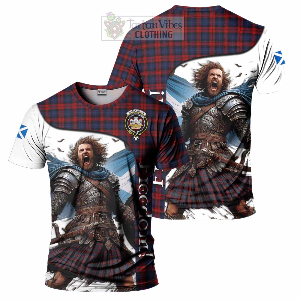 MacLachlan (McLachlan) Crest Tartan T-Shirt Inspired by the Freedom of Scottish Warrior