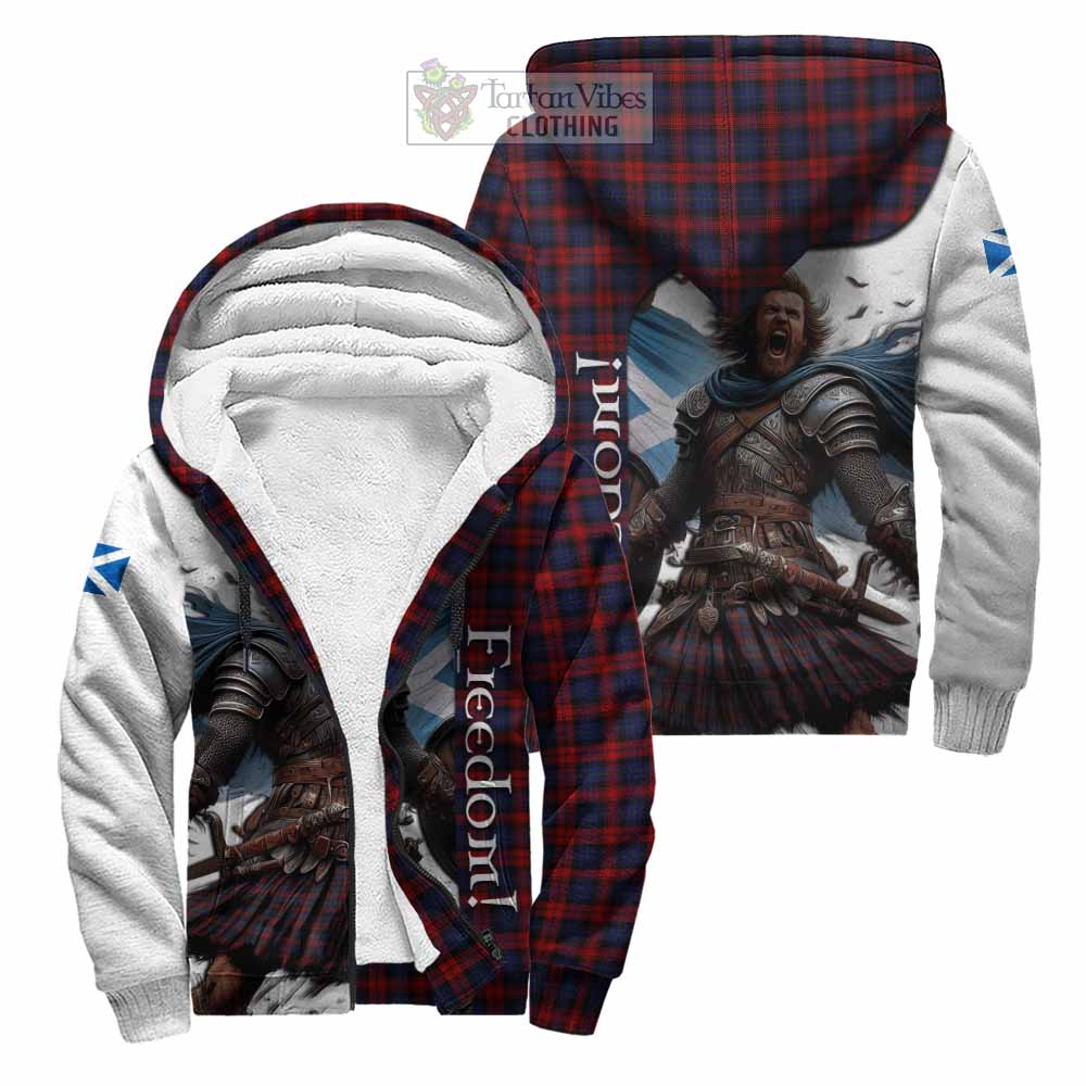 Tartan Vibes Clothing MacLachlan (McLachlan) Crest Tartan Sherpa Hoodie Inspired by the Freedom of Scottish Warrior