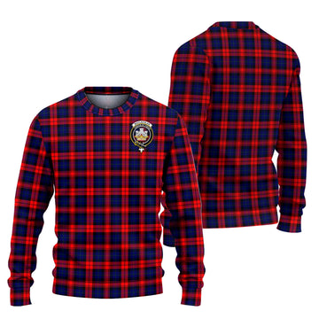 MacLachlan Modern Tartan Knitted Sweater with Family Crest