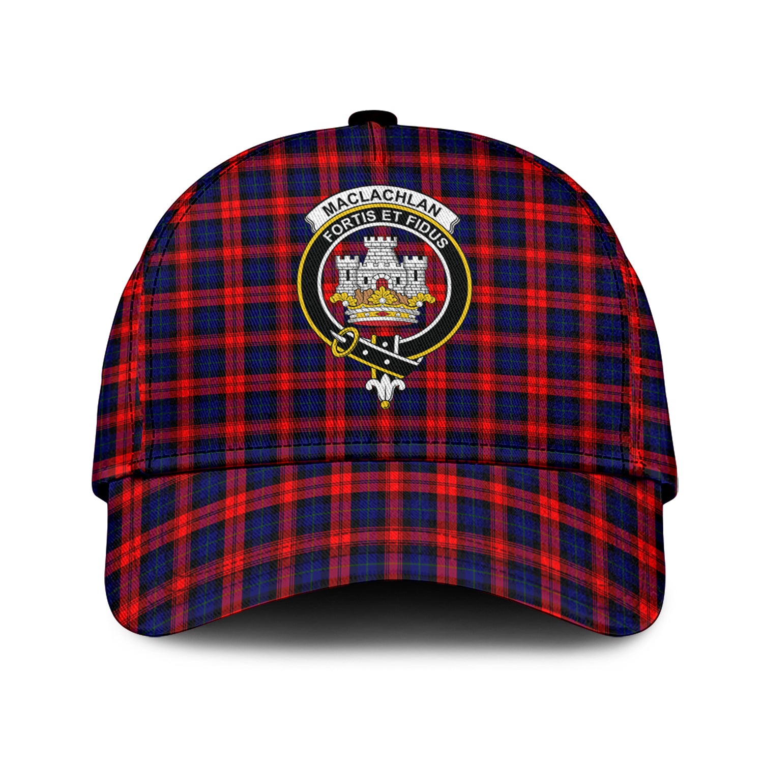 MacLachlan Modern Tartan Classic Cap with Family Crest Classic Cap Universal Fit - Tartan Vibes Clothing