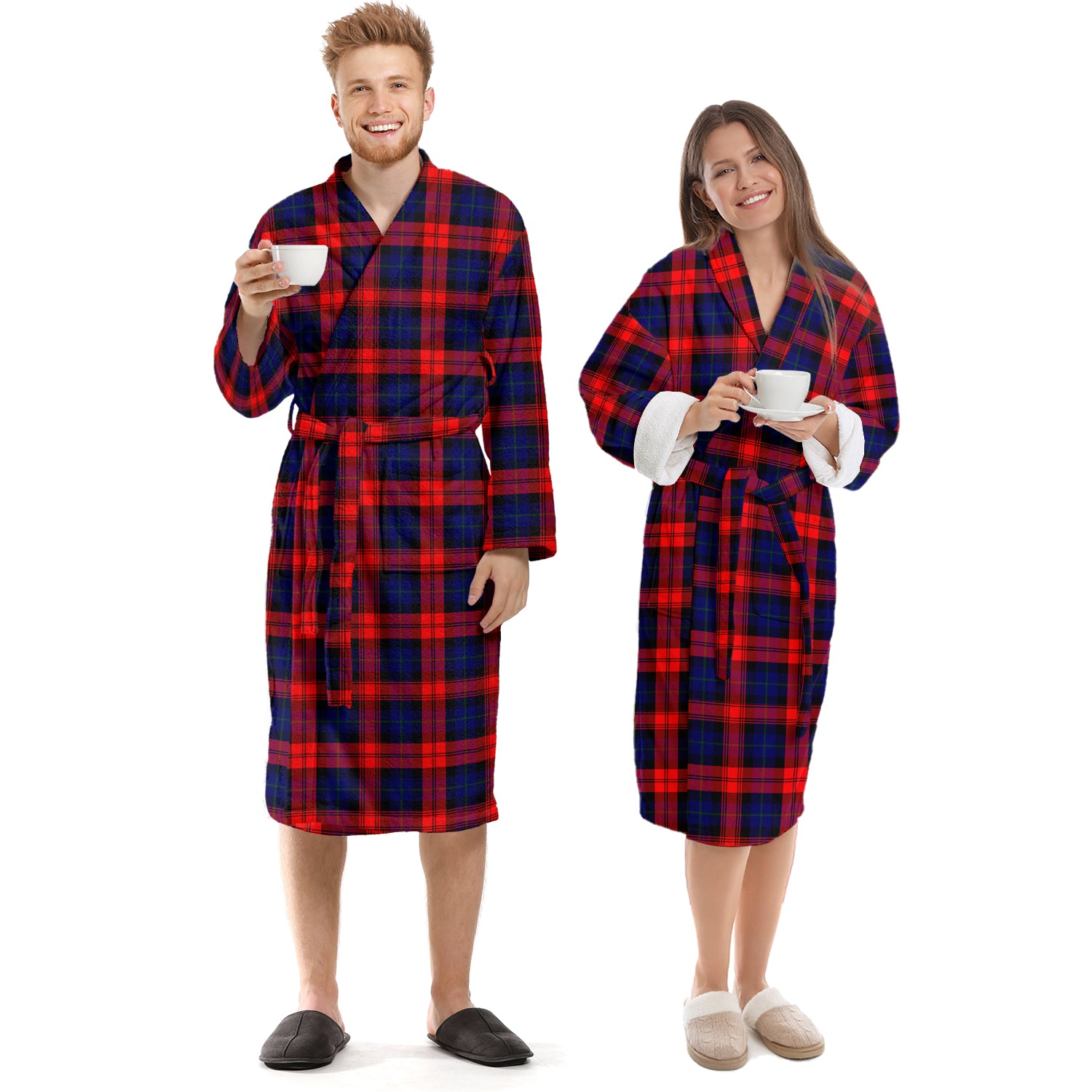 MacLachlan Modern Tartan Bathrobe Unisex S - Tartan Vibes Clothing