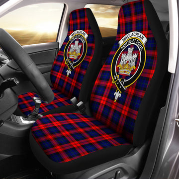 MacLachlan Modern Tartan Car Seat Cover with Family Crest