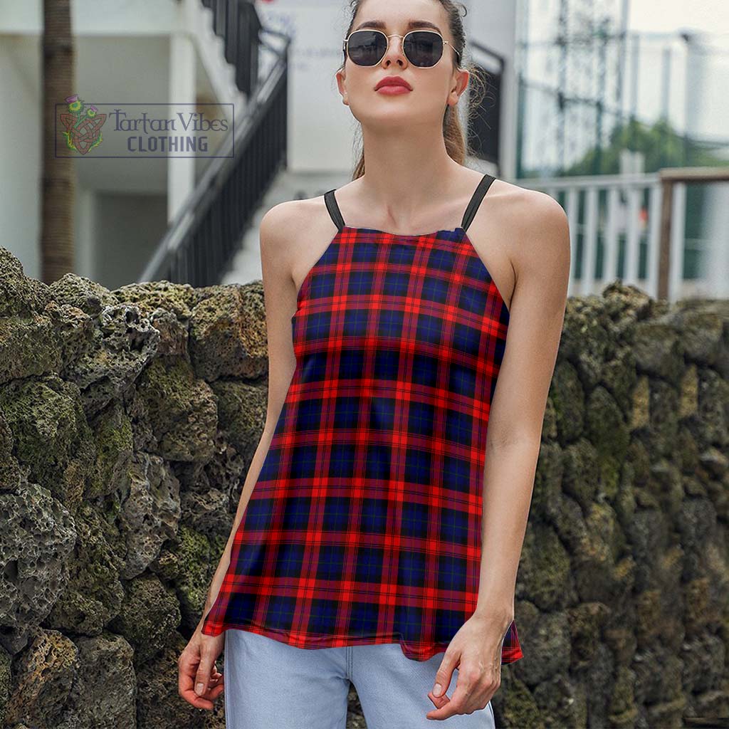 Tartan Vibes Clothing MacLachlan Modern Tartan Loose Halter Neck Camisole