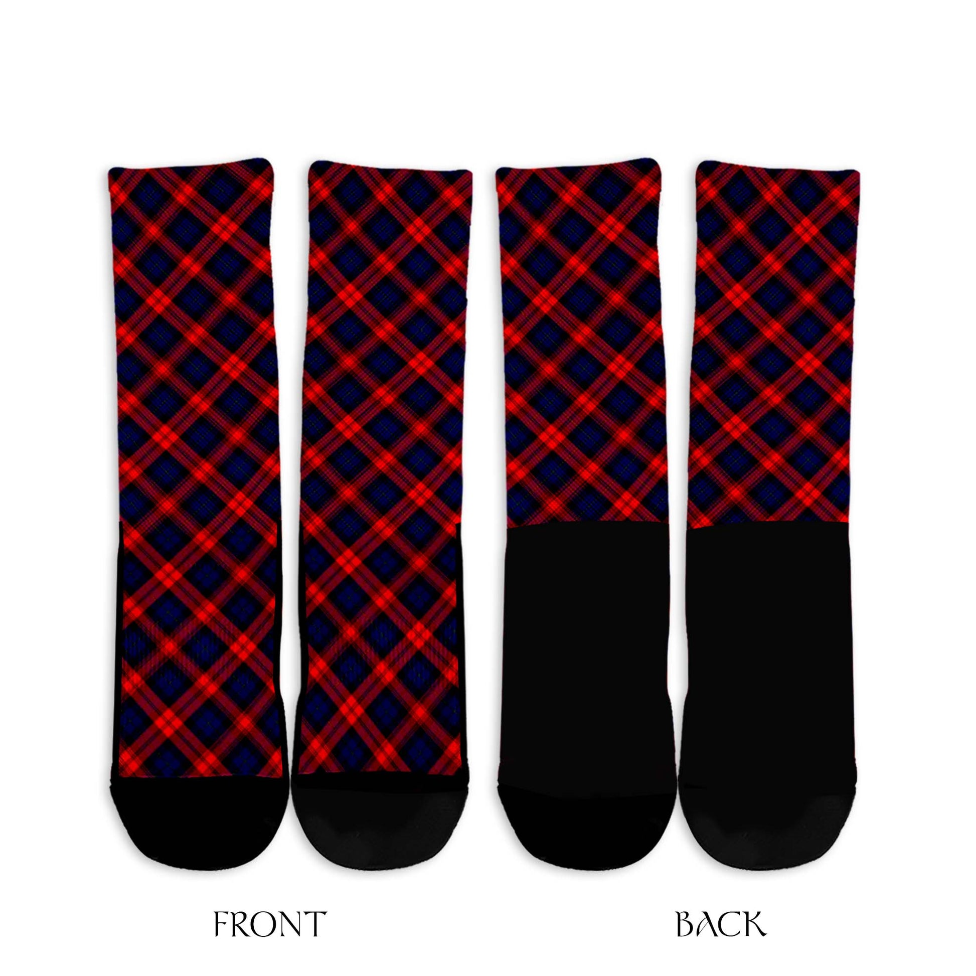 MacLachlan Modern Tartan Crew Socks Cross Tartan Style - Tartanvibesclothing