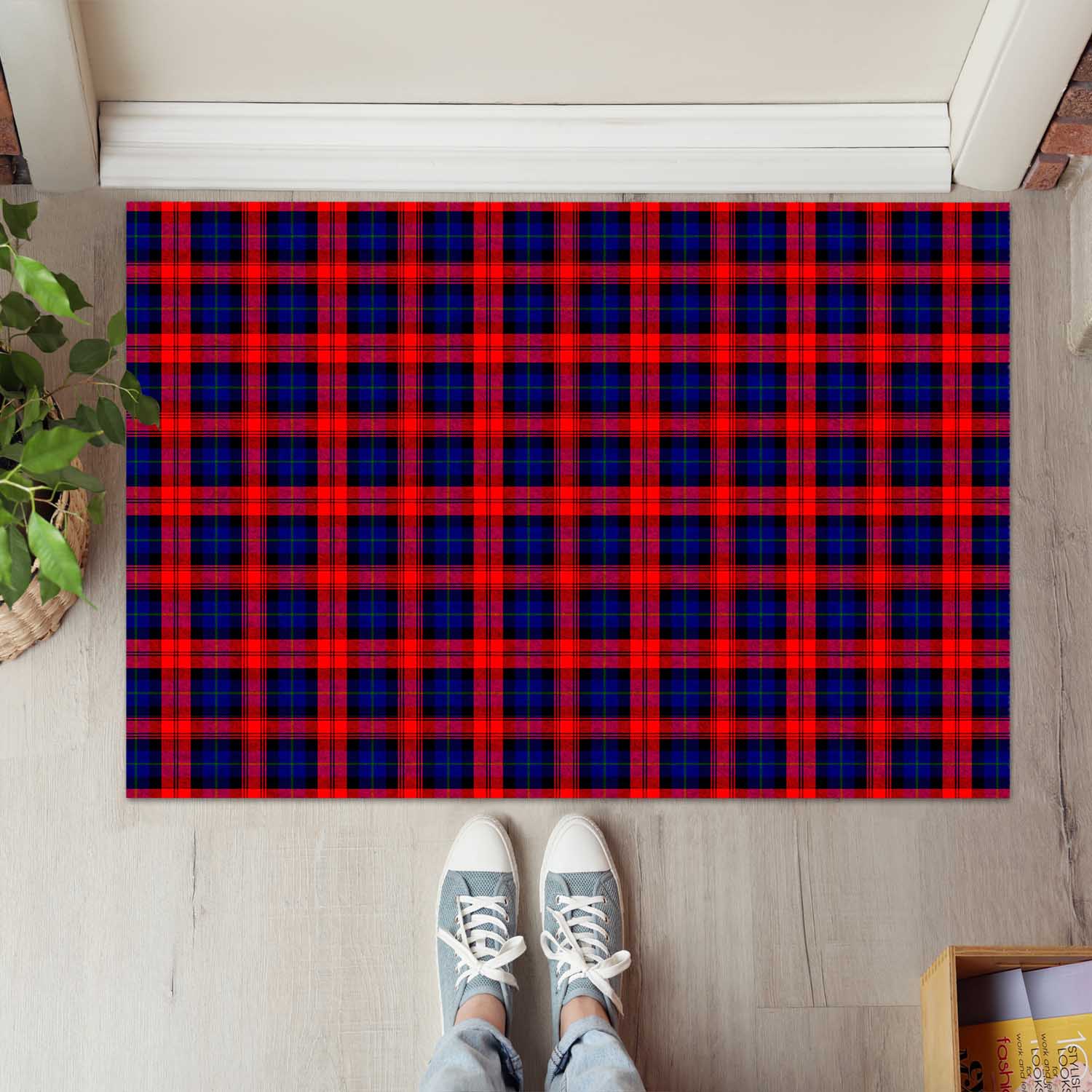 MacLachlan Modern Tartan Door Mat - Tartanvibesclothing