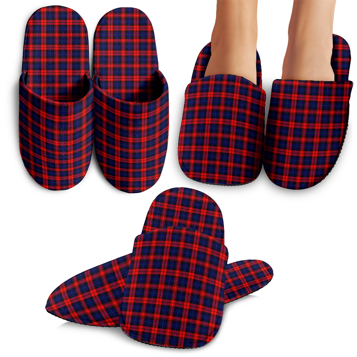 MacLachlan Modern Tartan Home Slippers - Tartanvibesclothing