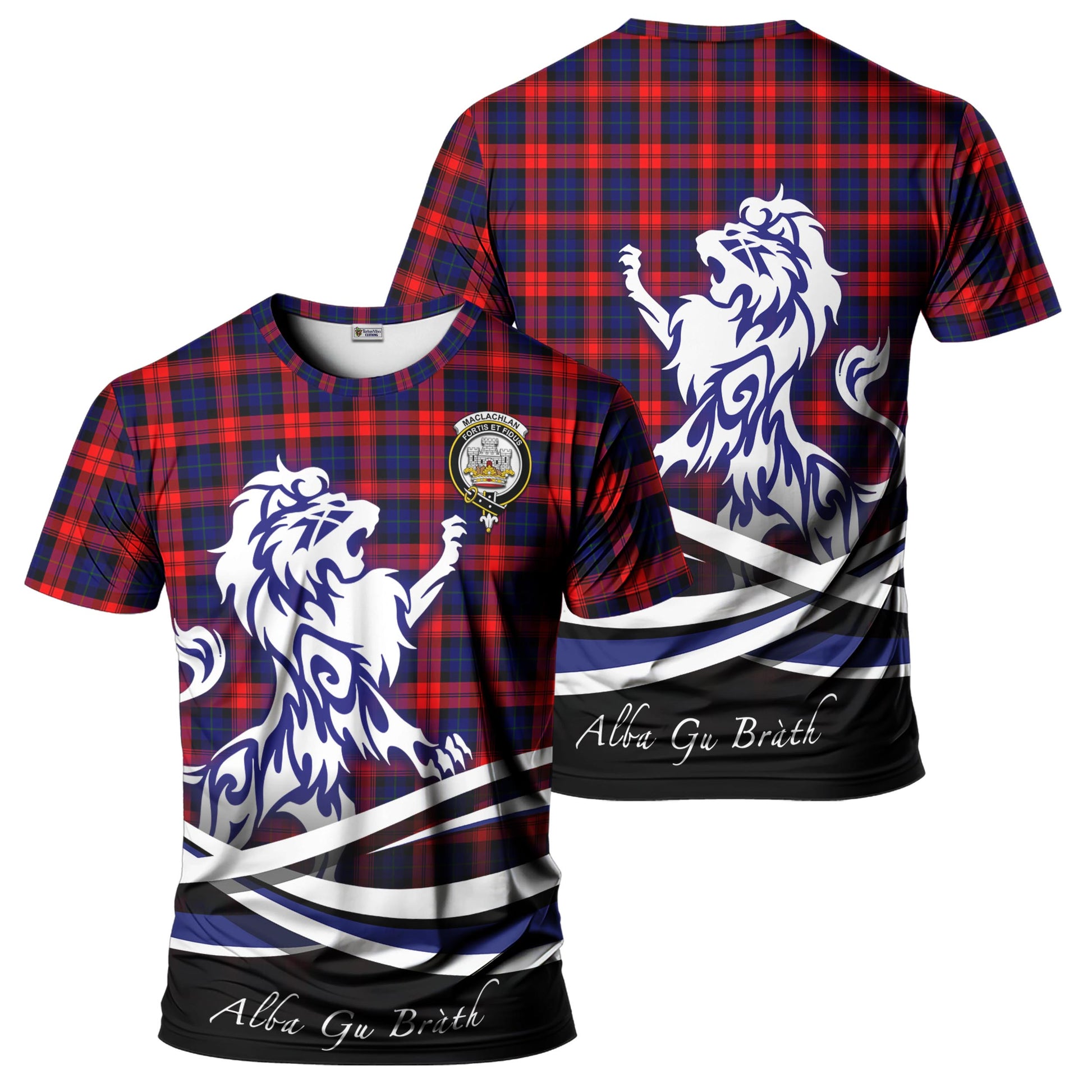 maclachlan-modern-tartan-t-shirt-with-alba-gu-brath-regal-lion-emblem