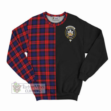 MacLachlan Modern Tartan Sweatshirt with Family Crest and Half Of Me Style