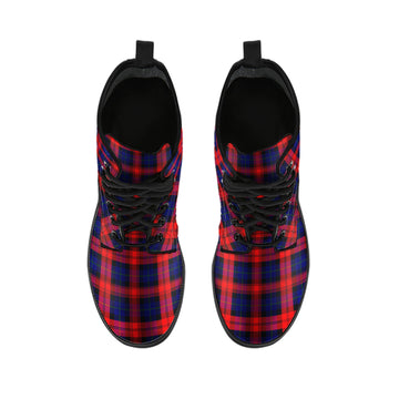 MacLachlan Modern Tartan Leather Boots