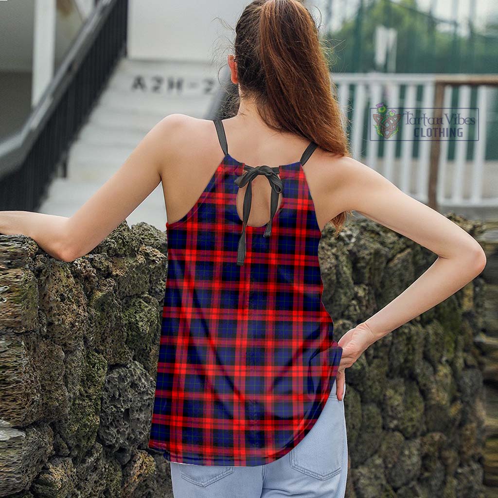 Tartan Vibes Clothing MacLachlan Modern Tartan Loose Halter Neck Camisole