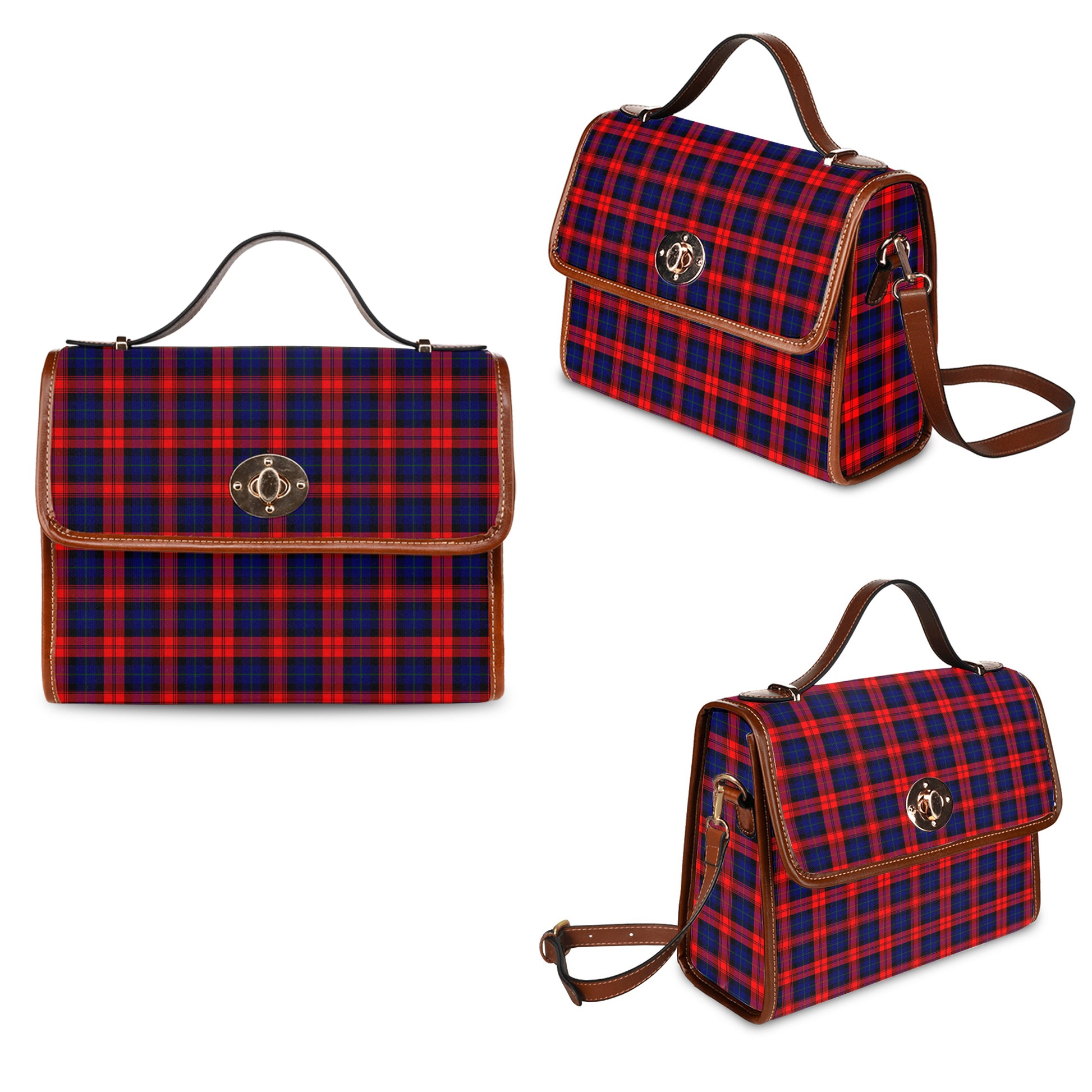 maclachlan-modern-tartan-leather-strap-waterproof-canvas-bag