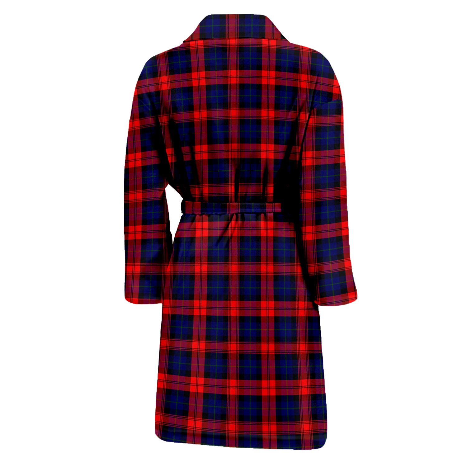 MacLachlan Modern Tartan Bathrobe with Family Crest - Tartan Vibes Clothing