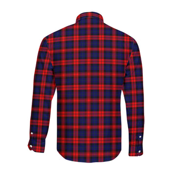 MacLachlan Modern Tartan Long Sleeve Button Up Shirt with Family Crest