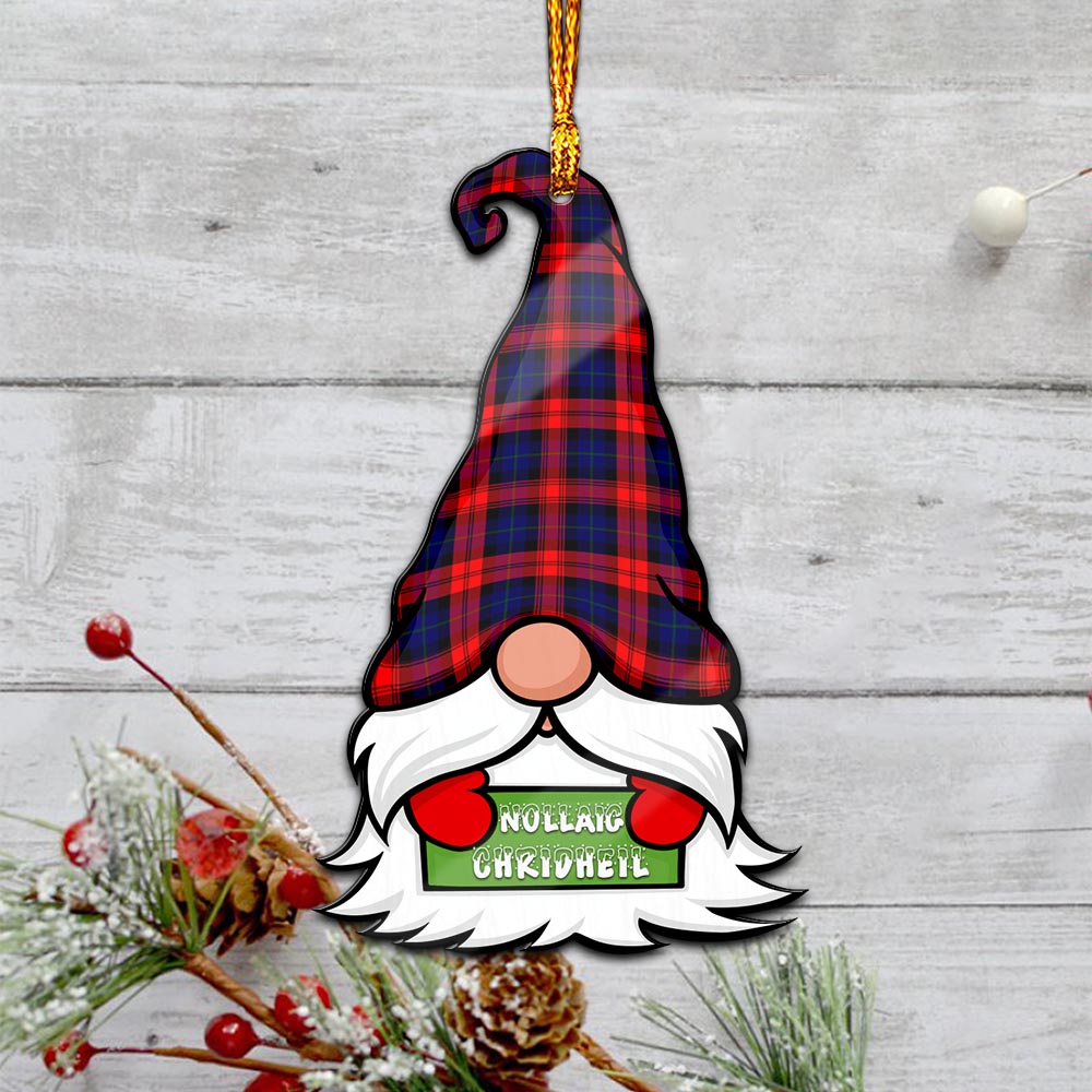 MacLachlan Modern Gnome Christmas Ornament with His Tartan Christmas Hat - Tartanvibesclothing