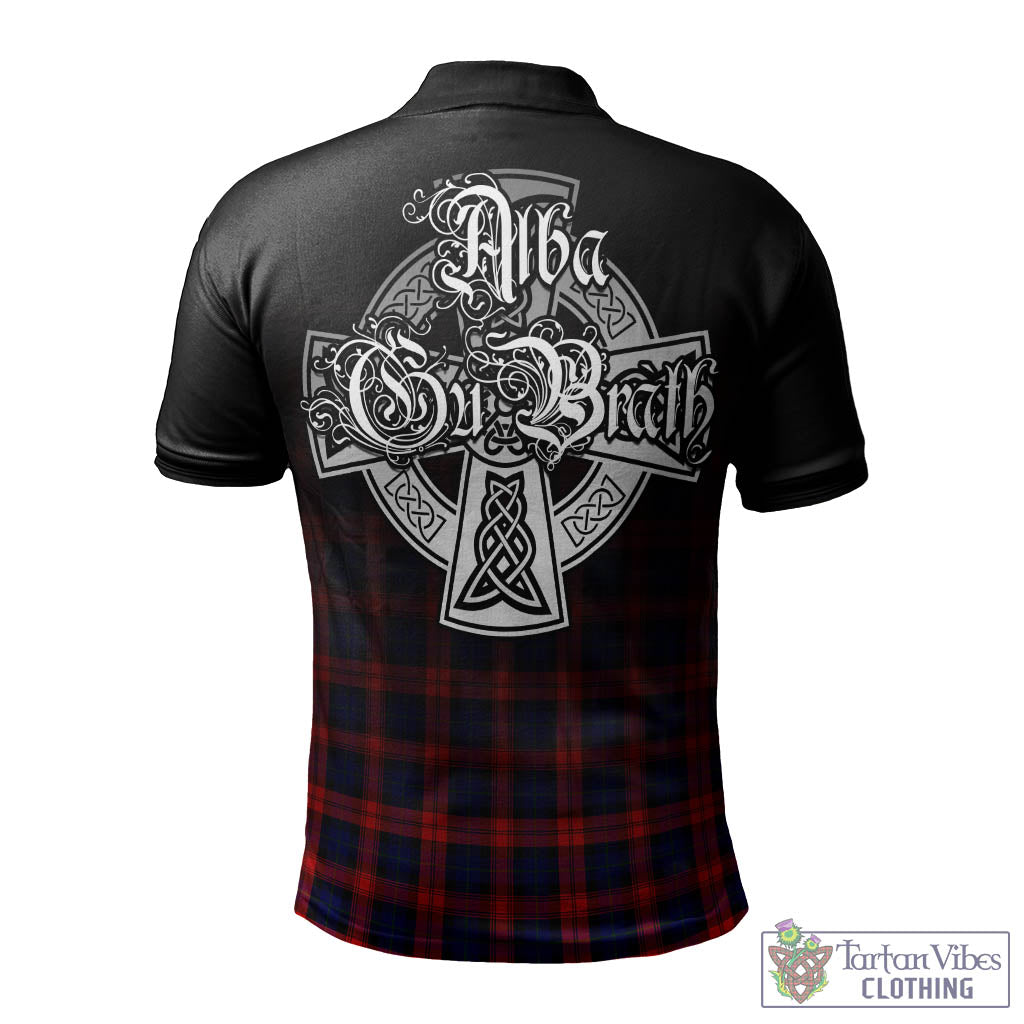 Tartan Vibes Clothing MacLachlan Modern Tartan Polo Shirt Featuring Alba Gu Brath Family Crest Celtic Inspired