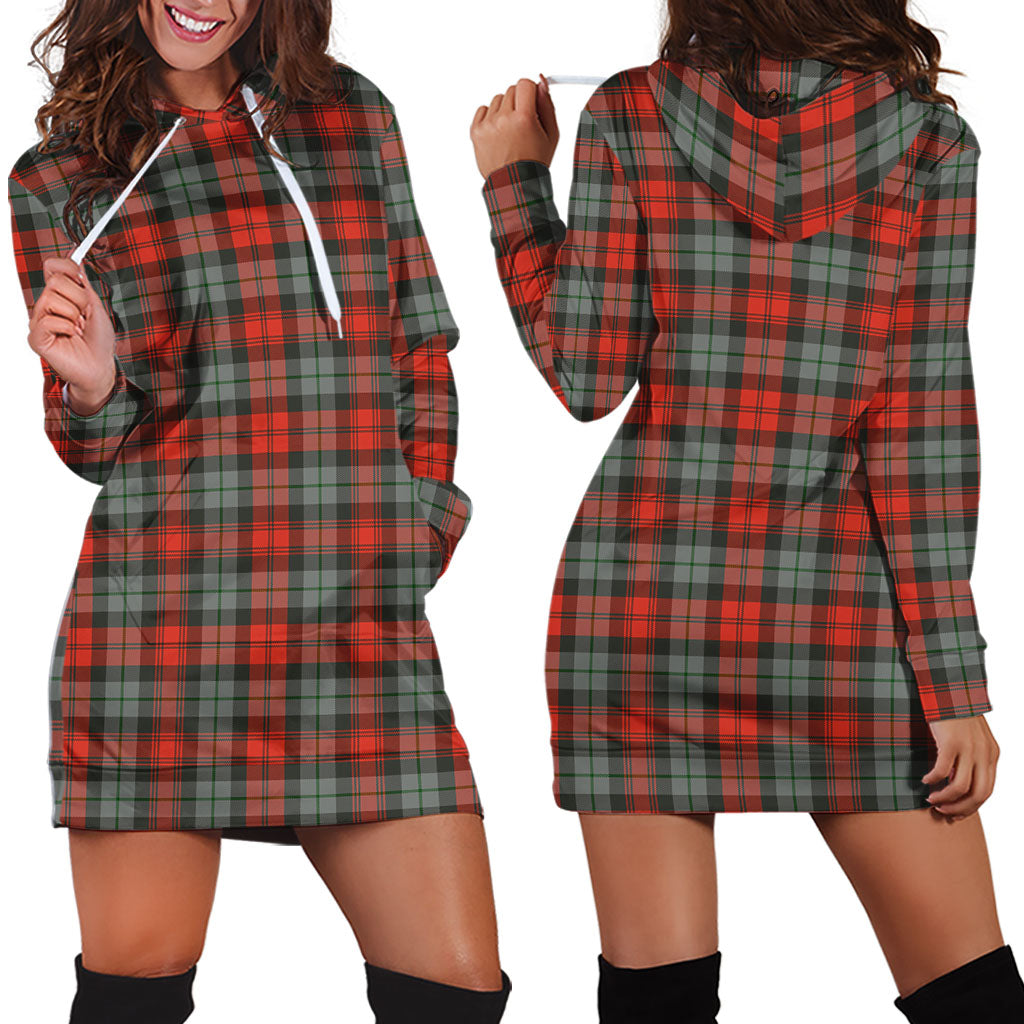 MacLachlan Weathered Tartan Hoodie Dress - Tartan Vibes Clothing