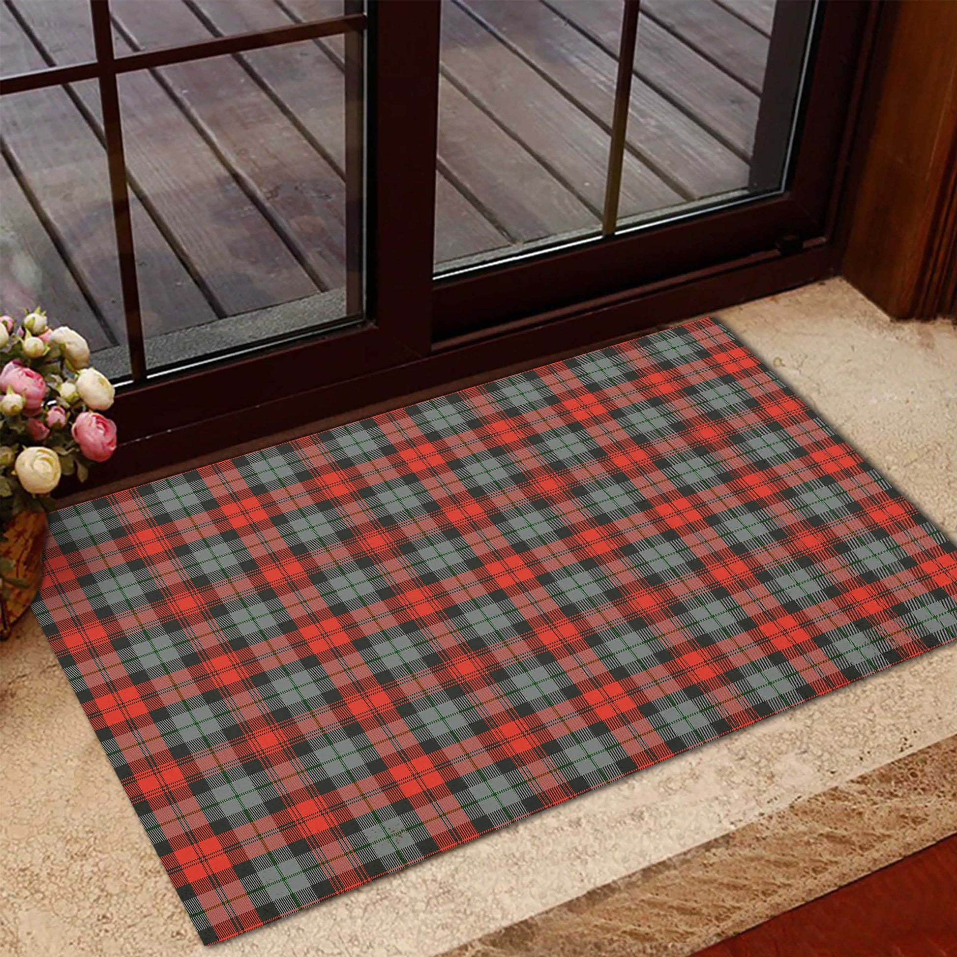 MacLachlan Weathered Tartan Door Mat - Tartanvibesclothing