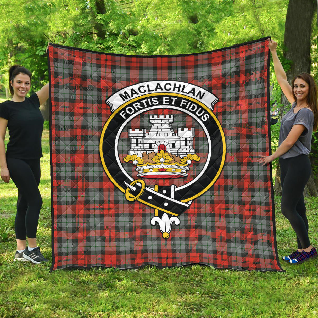 maclachlan-weathered-tartan-quilt-with-family-crest