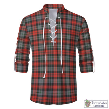 MacLachlan Weathered Tartan Men's Scottish Traditional Jacobite Ghillie Kilt Shirt