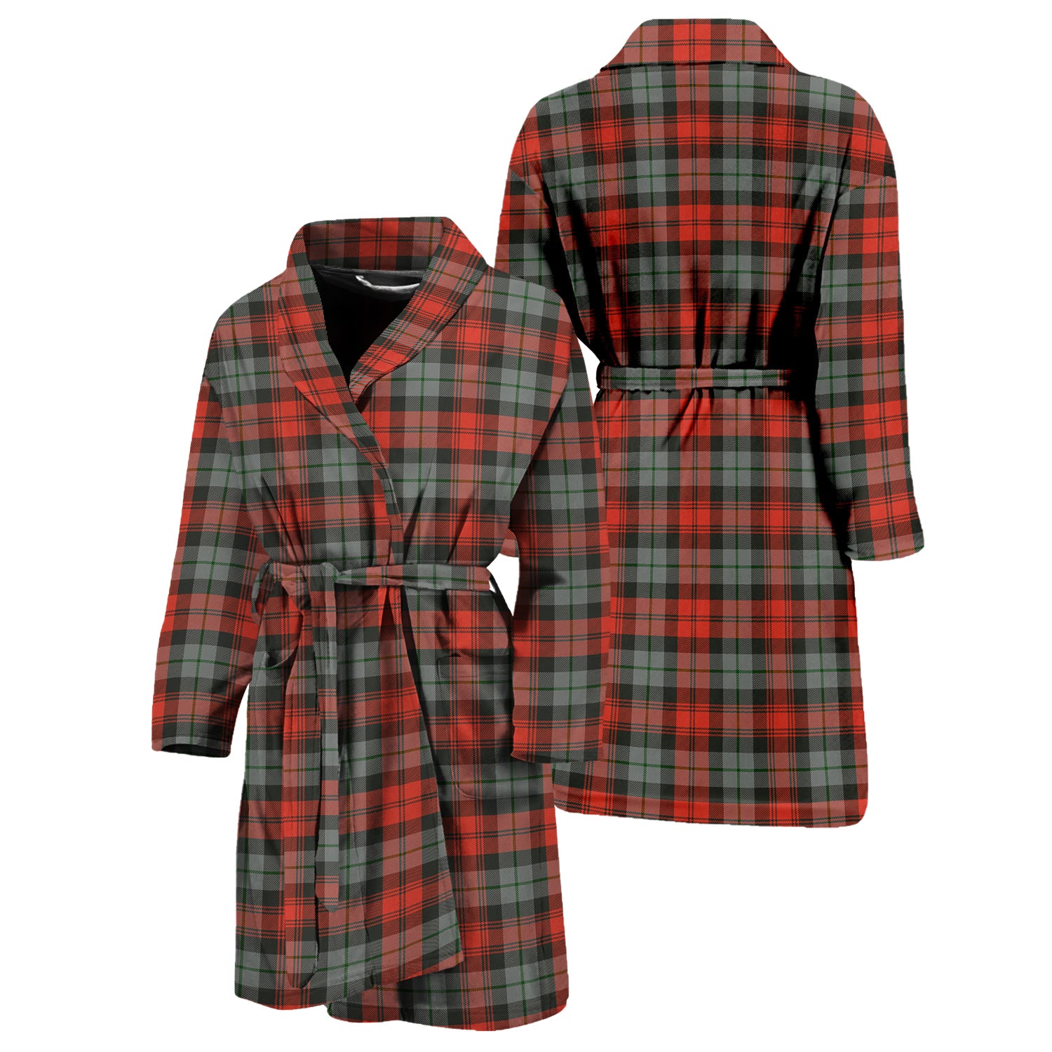 MacLachlan Weathered Tartan Bathrobe Unisex M - Tartan Vibes Clothing