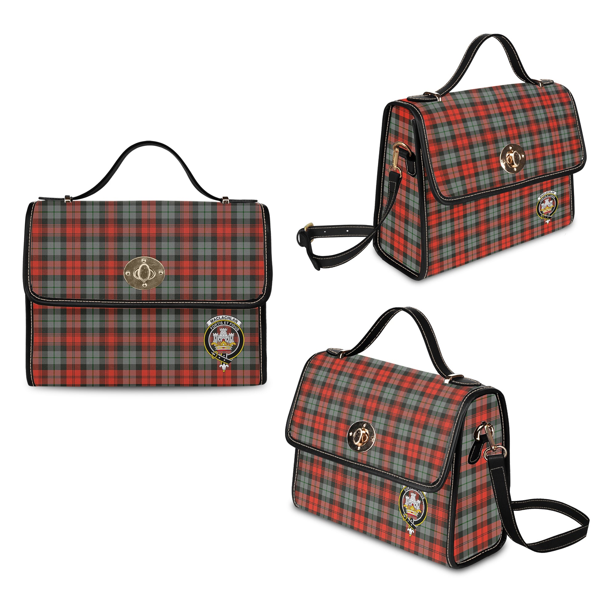 maclachlan-weathered-tartan-leather-strap-waterproof-canvas-bag-with-family-crest