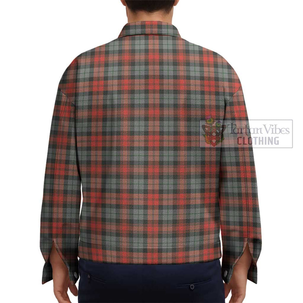 MacLachlan Weathered Tartan Unisex Lapel Cotton Jacket - Tartan Vibes Clothing