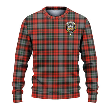 MacLachlan Weathered Tartan Ugly Sweater with Family Crest