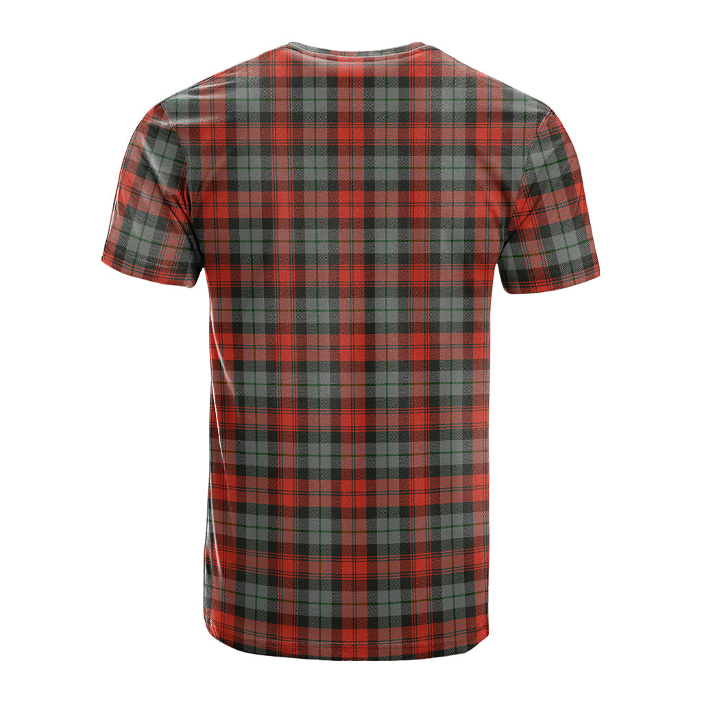 MacLachlan Weathered Tartan T-Shirt with Family Crest - Tartan Vibes Clothing