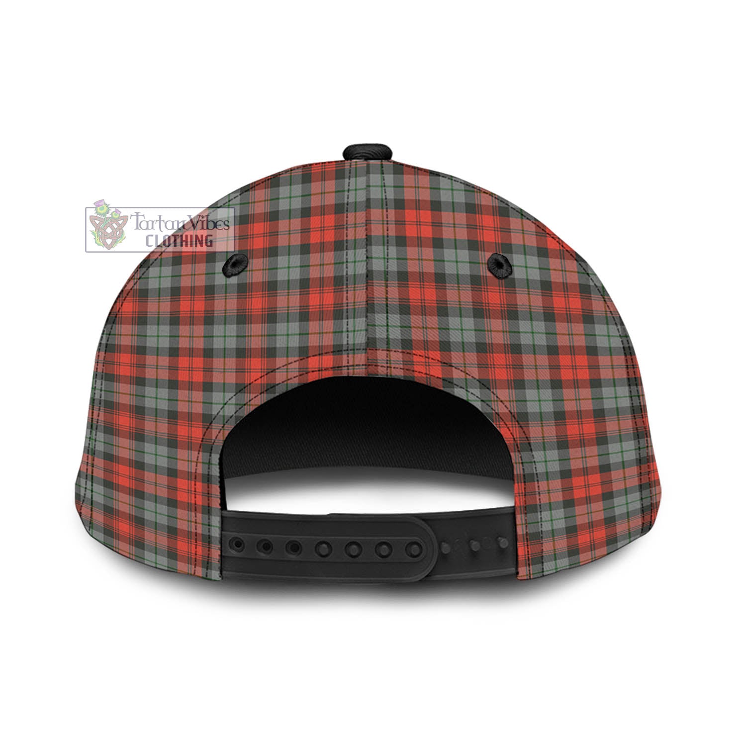 Tartan Vibes Clothing MacLachlan Weathered Tartan Classic Cap with Family Crest In Me Style