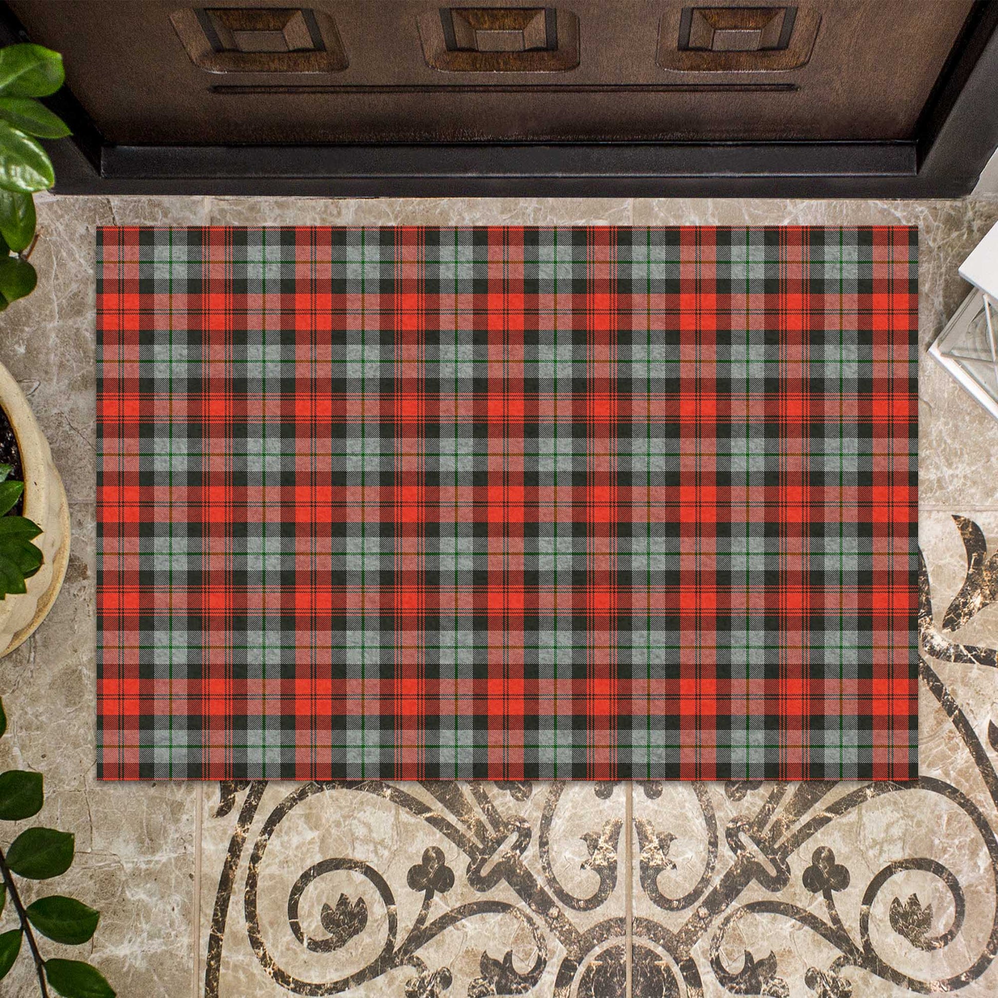 MacLachlan Weathered Tartan Door Mat - Tartanvibesclothing