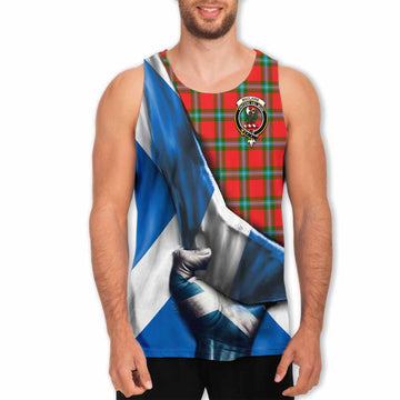 MacLaine (McLaine) Tartan Men's Tank Top with Family Crest Scotland Patriotic Style Men - Tartan Vibes Clothing