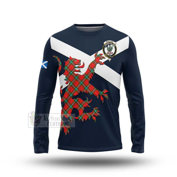 MacLaine (McLaine) Tartan Lion Rampant Long Sleeve T-Shirt  Proudly Display Your Heritage with Alba Gu Brath and Clan Name