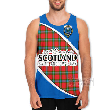 MacLaine (McLaine) Family Crest Tartan Men's Tank Top Celebrate Saint Andrew's Day in Style