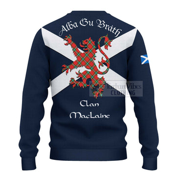 MacLaine (McLaine) Tartan Lion Rampant Ugly Sweater Proudly Display Your Heritage with Alba Gu Brath and Clan Name