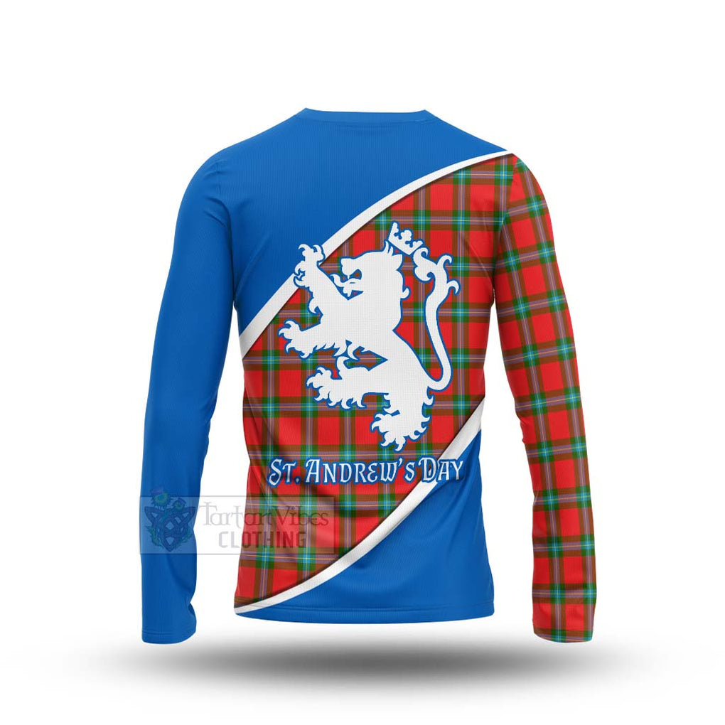 Tartan Vibes Clothing MacLaine (McLaine) Family Crest Tartan Long Sleeve T-Shirt Celebrate Saint Andrew's Day in Style