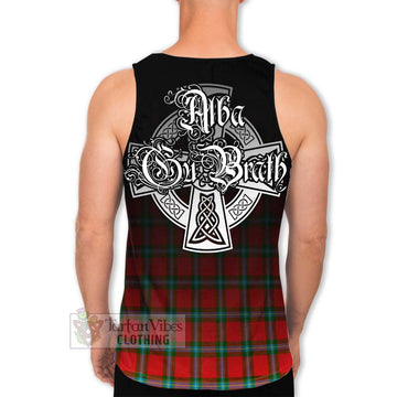 MacLaine (McLaine) Tartan Men's Tank Top Featuring Alba Gu Brath Family Crest Celtic Inspired