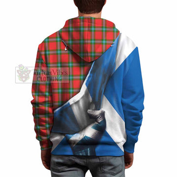 MacLaine (McLaine) Tartan Hoodie with Family Crest Scotland Patriotic Style