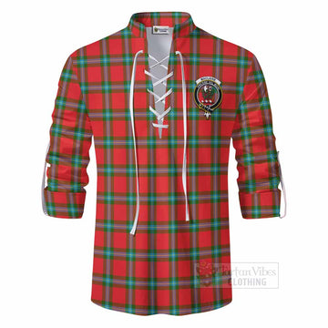 MacLaine (McLaine) Tartan Ghillie Kilt Shirt with Family Crest DNA In Me Style