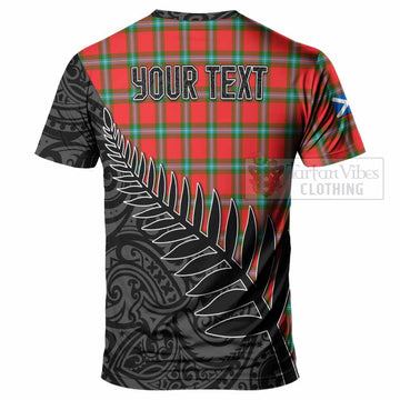 MacLaine (McLaine) Crest Tartan T-Shirt with New Zealand Silver Fern Half Style