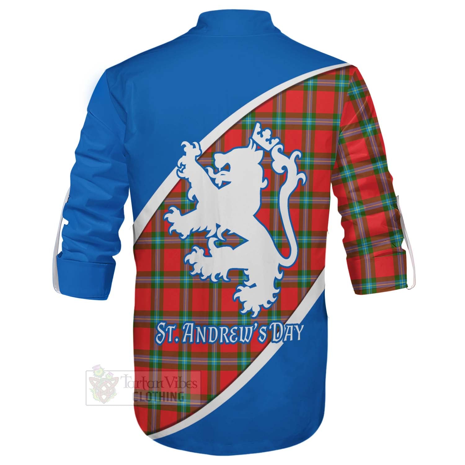 Tartan Vibes Clothing MacLaine (McLaine) Family Crest Tartan Ghillie Kilt Shirt Celebrate Saint Andrew's Day in Style