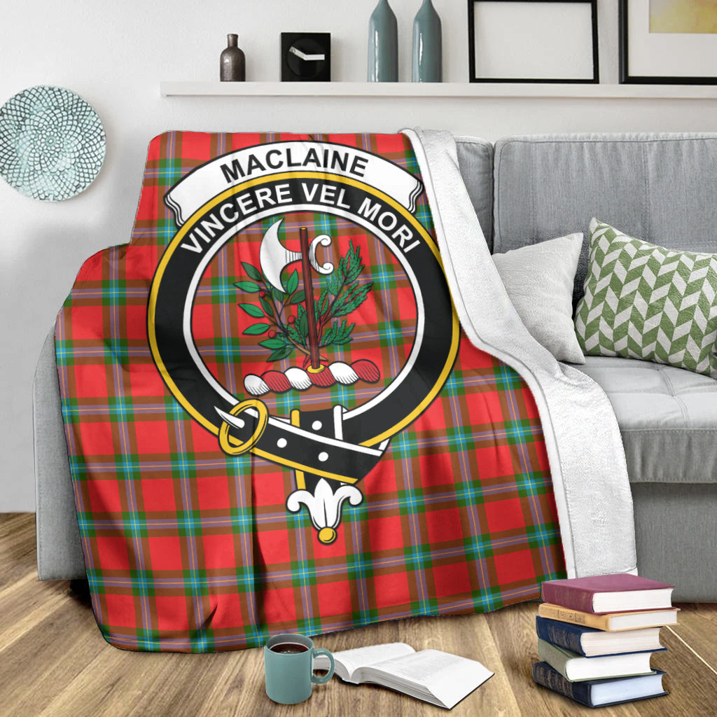 maclaine-of-loch-buie-tartab-blanket-with-family-crest