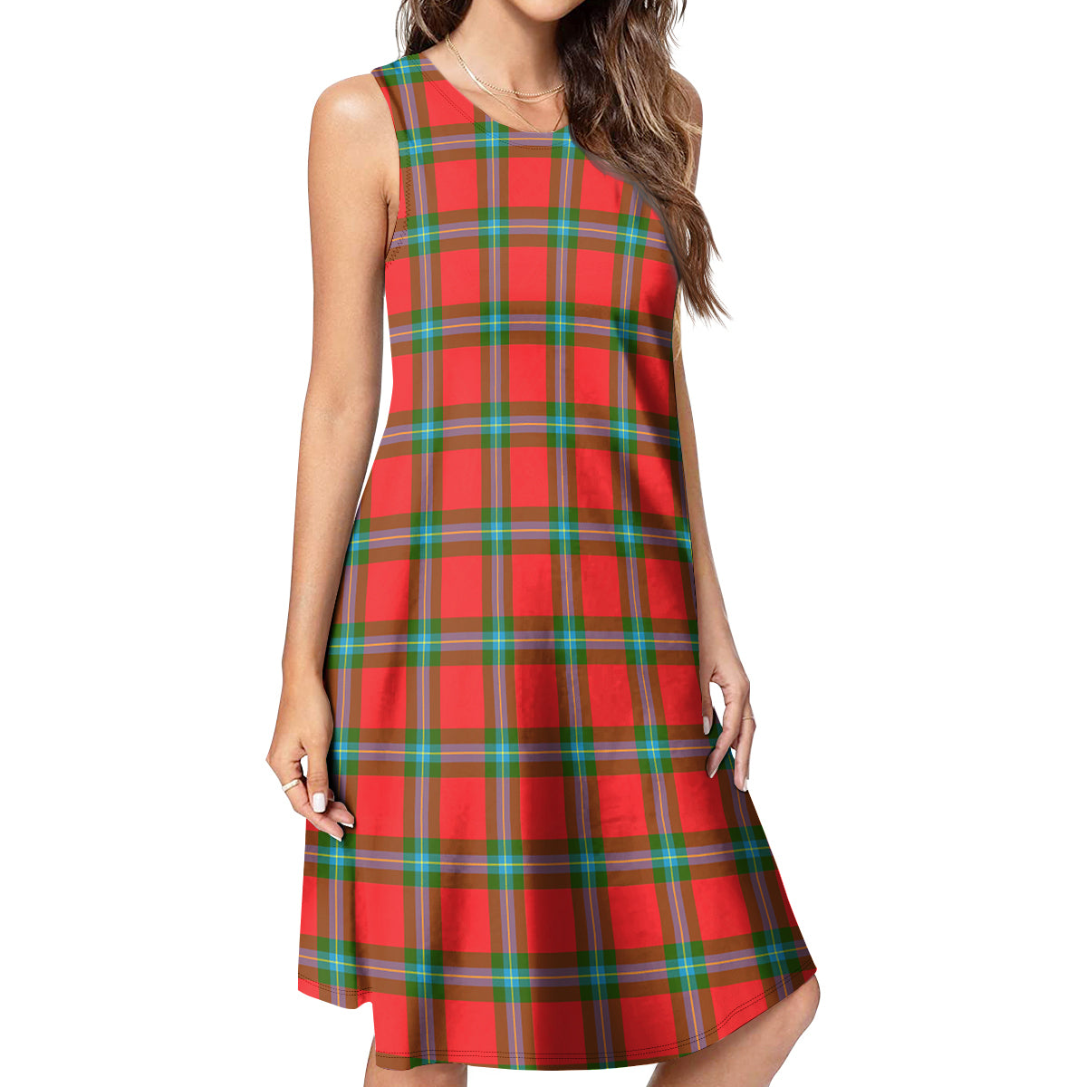 MacLaine of Loch Buie Tartan Womens Casual Dresses - Tartanvibesclothing