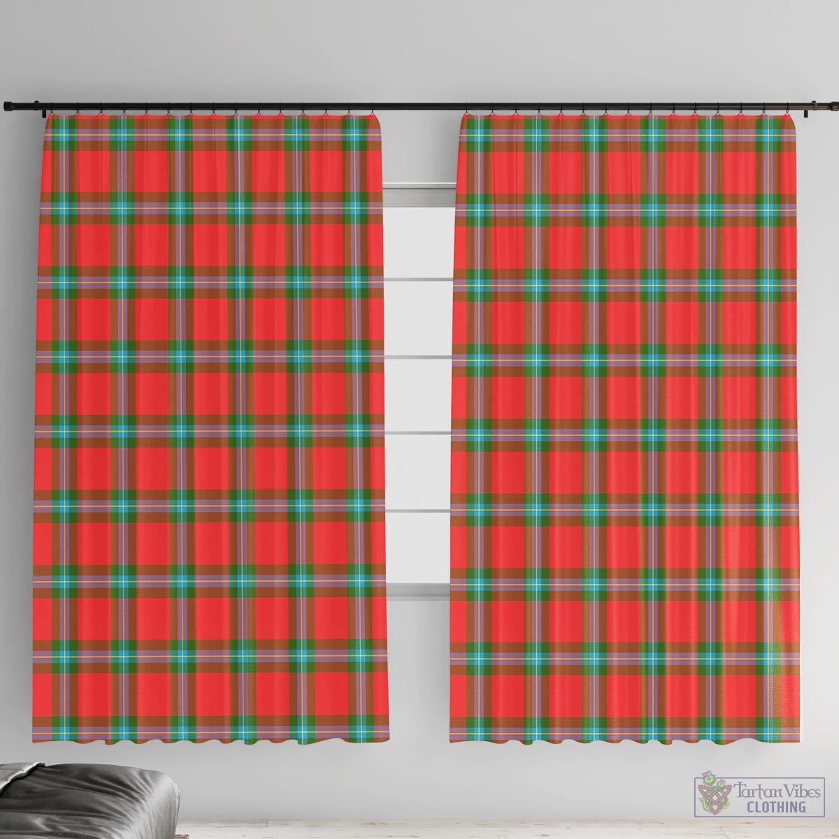 MacLaine of Loch Buie Tartan Window Curtain