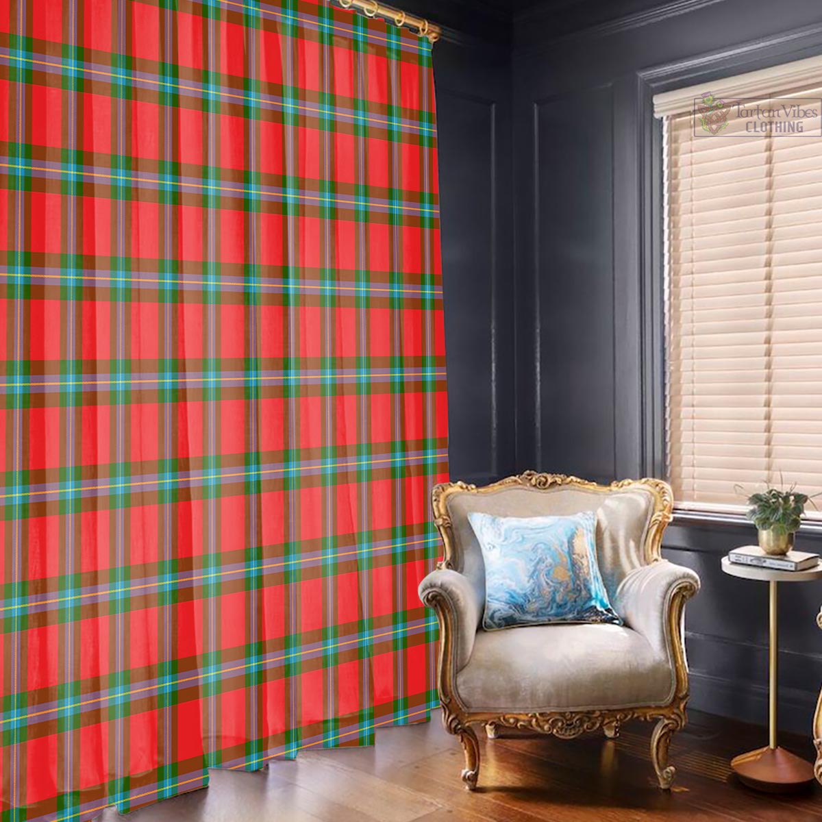 MacLaine of Loch Buie Tartan Window Curtain