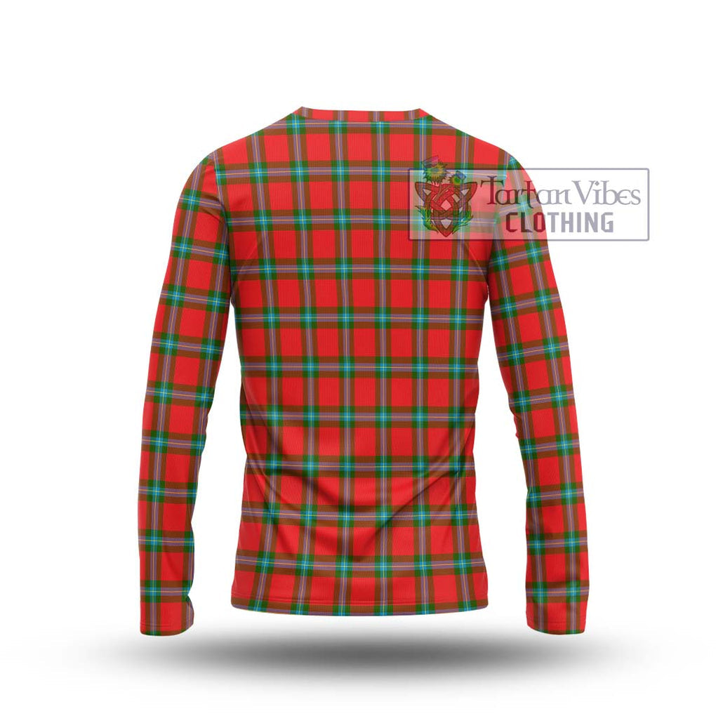 MacLaine (McLaine) Tartan Long Sleeve T-Shirt with Family Crest DNA In Me Style - Tartanvibesclothing Shop