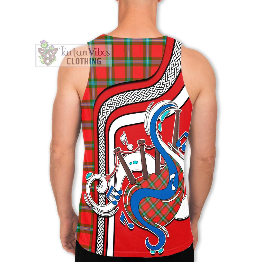 MacLaine (McLaine) Tartan Men's Tank Top with Epic Bagpipe Style - Tartanvibesclothing Shop